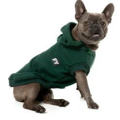 Fuzzyard Honden Hoodie Flash - Hondenkleding - Groen Size 6
