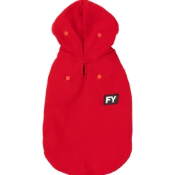 Fuzzyard Honden Hoodie Flash - Hondenkleding - Rood Size 3