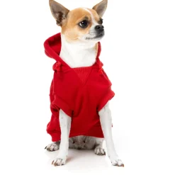 Fuzzyard Honden Hoodie Flash - Hondenkleding - Rood Size 3