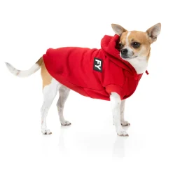 Fuzzyard Honden Hoodie Flash - Hondenkleding - Rood Size 3