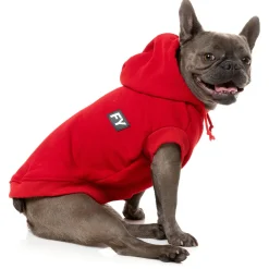 Fuzzyard Honden Hoodie Flash - Hondenkleding - Rood Size 3