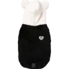 Fuzzyard Honden Hoodie Winnie Panda - Hondenkleding - Zwart Wit Size 1