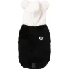 Fuzzyard Honden Hoodie Winnie Panda - Hondenkleding - Zwart Wit Size 7
