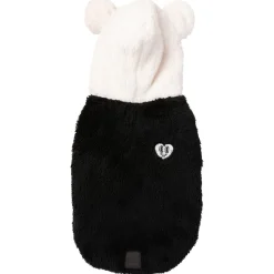Fuzzyard Honden Hoodie Winnie Panda - Hondenkleding - Zwart Wit Size 4