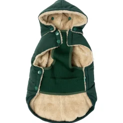 Fuzzyard Hondenjas Essential Puffer - Hondenkleding - Groen Size 3