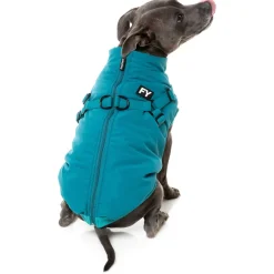 Fuzzyard Hondenjas Flash - Hondenkleding - Teal Size 1