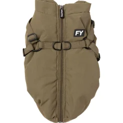 Fuzzyard Hondenjas Flash - Hondenkleding - Kaki Size 1
