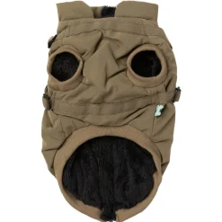 Fuzzyard Hondenjas Flash - Hondenkleding - Kaki Size 1