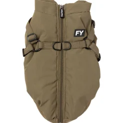 Fuzzyard Hondenjas Flash - Hondenkleding - Kaki Size 2