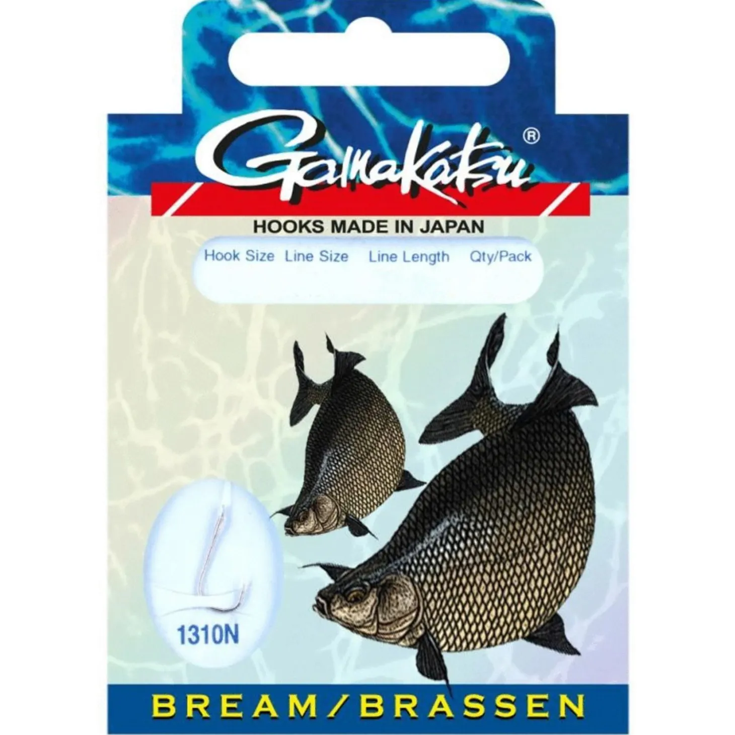 Gamakatsu Booklet Bream 1310n #12-0.14mm 70cm - Vishaak -