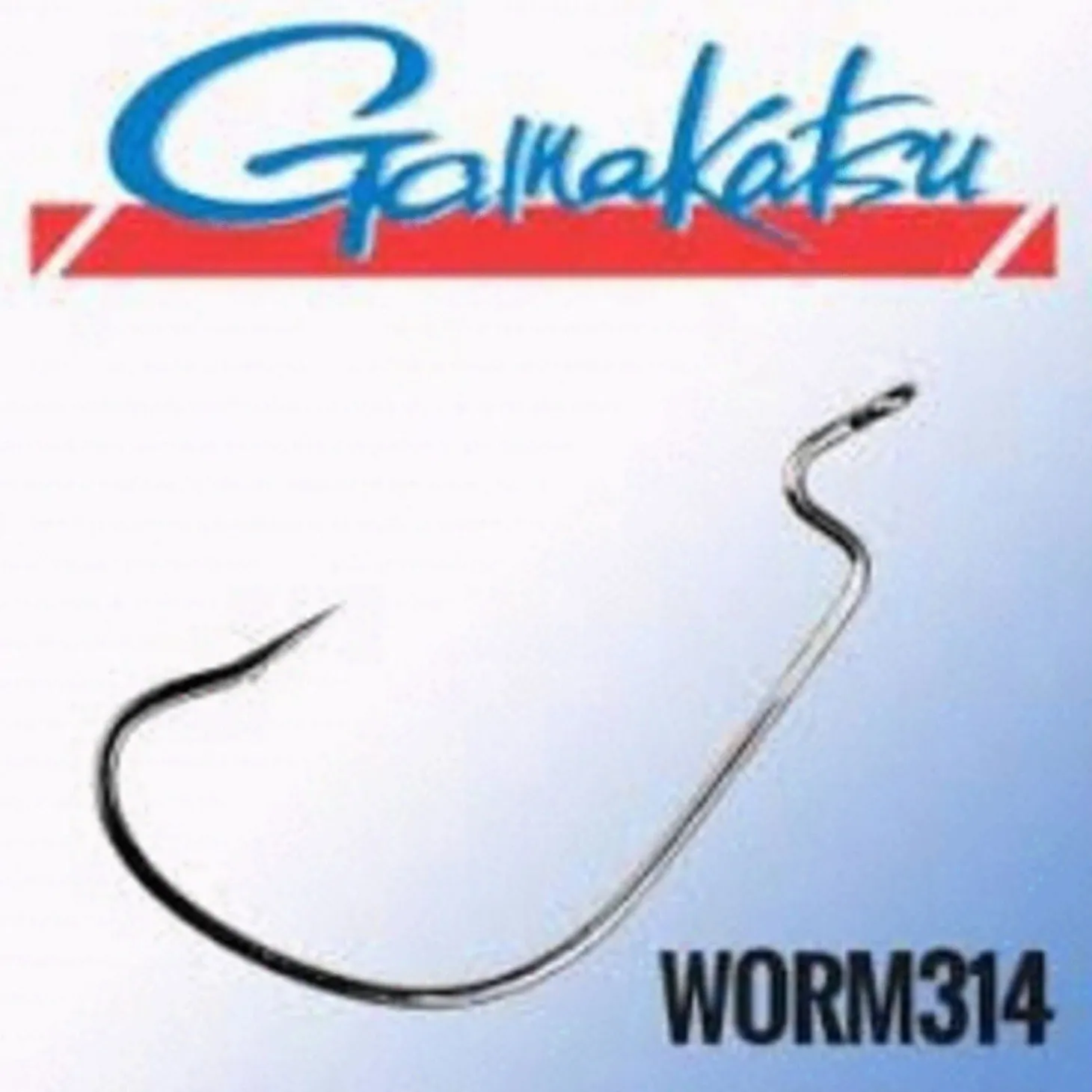 Gamakatsu Gama Worm 314 Hooks Black #2 - Vishaak -