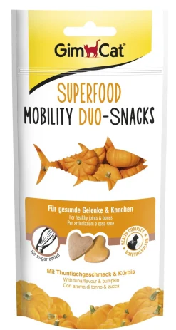 Gimcat Superfood Mobility Duo-Snacks - Kattensnack - 40 g