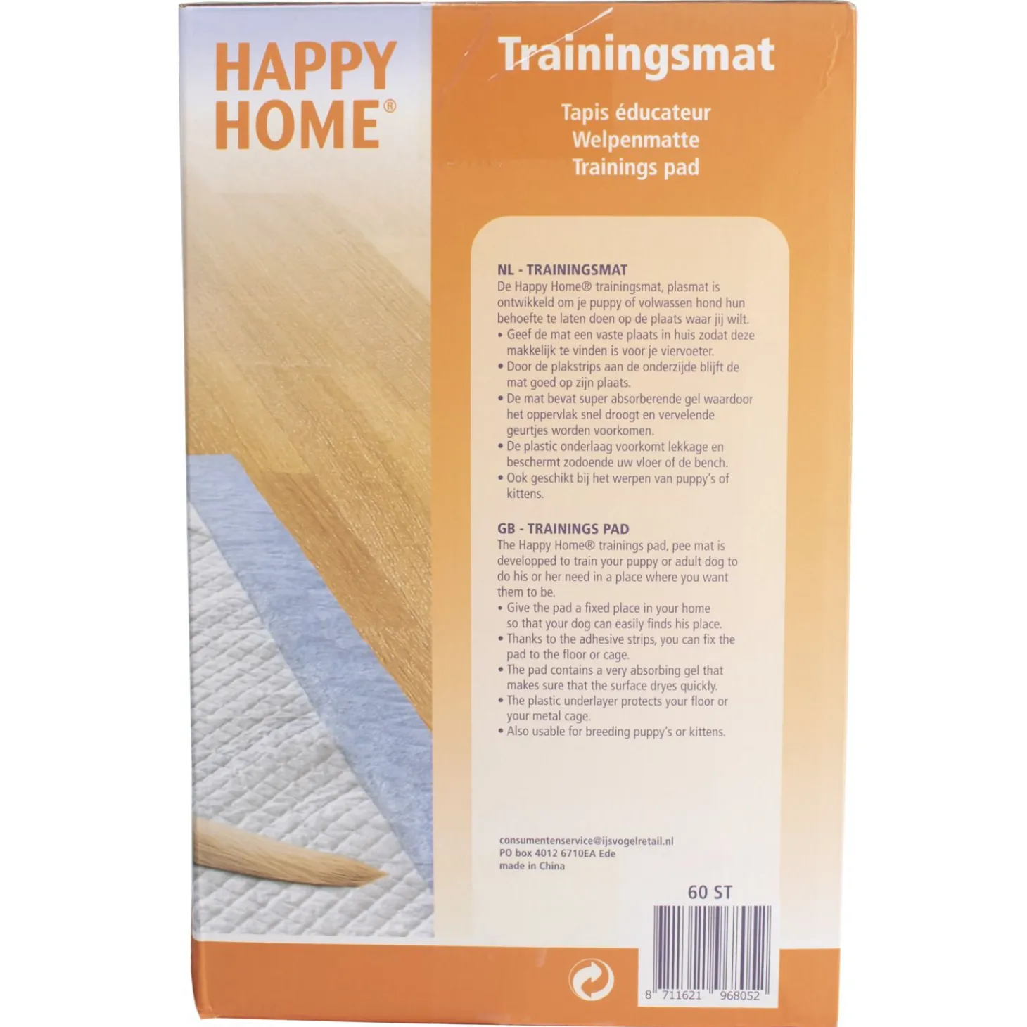 Happy Home Trainingsmat 60x60 cm - Hondenzindelijkstraining