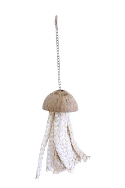 Happy Pet Vogelspeelgoed Kokos Octopus - Vogelspeelgoed - 47x11x11 cm