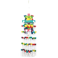 Happy Pet Vogelspeelgoed Raindrop - Vogelspeelgoed - 100x25 cm Multi-Color