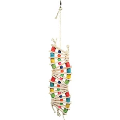 Happy Pet Vogelspeelgoed Regenboog Hout - Vogelspeelgoed - Multi-Color