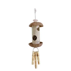 Happy Pet Vogelspeelgoed Kokos Koker - Vogelspeelgoed - 50x11x11 cm