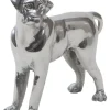 Happy-House Beeld Boxer Staand - Hondencadeau - 14x4 cm Zilver