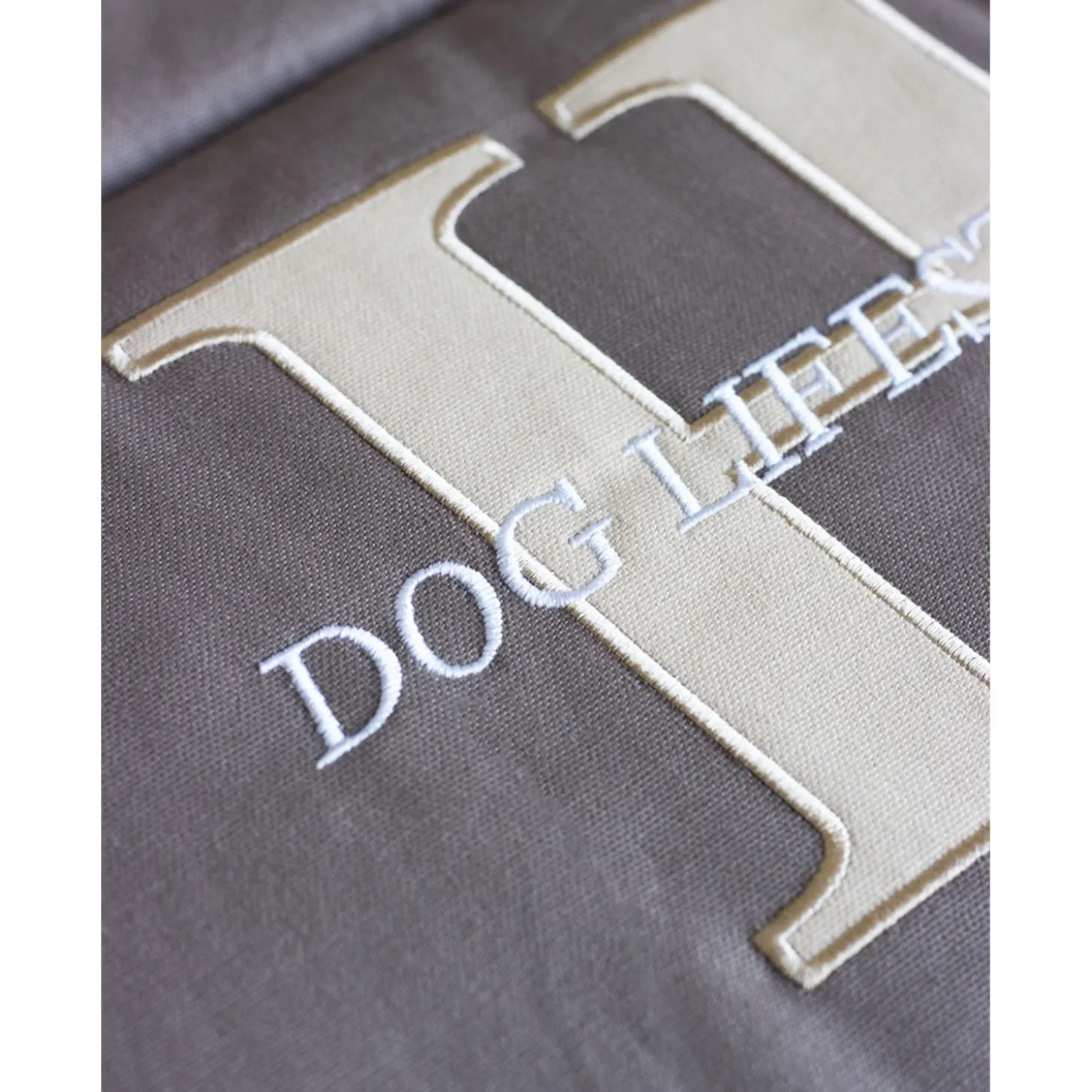 Happy-House Deken Canvas Teddy Hh Taupe - Hondendeken
