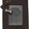 Happy-House Fotolijst Riem - Hondencadeau - 19x24 cm Bruin