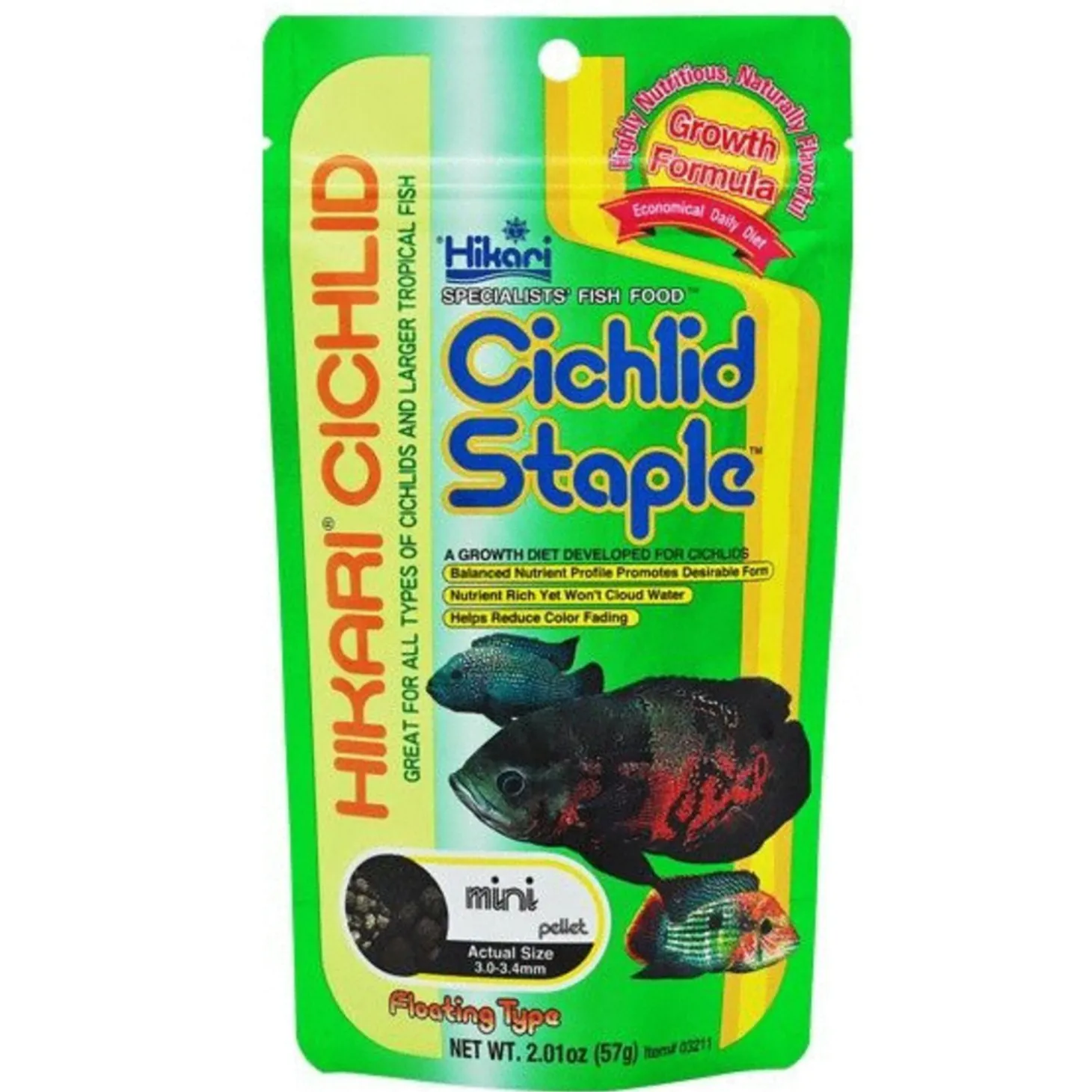 Hikari Cichlid Staple Mini - Vissenvoer - 57 g