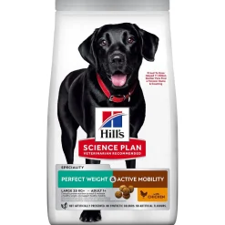 Hill's Canine Adult Perfect Weight & Active Mobility Large Breed - Hondenvoer - Kip 12 kg