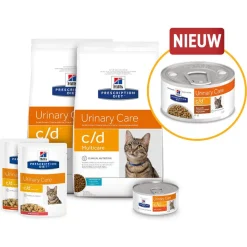 Hill's Prescription Diet C/D Multicare Urinary Care Maaltijdzakjes - Kattenvoer - Kip 12x85 g