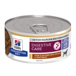 Hill's Prescription Diet I/D Digestive Care Low Fat Stoofpotje  Blik - Hondenvoer - Kip Groente 156 g