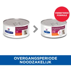 Hill's Prescription Diet I/D Digestive Care Blik - Kattenvoer - Kip 156 g