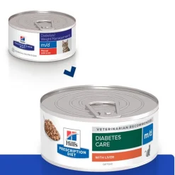 Hill's Prescription Diet M/D Diabetes/Weight Management Blik - Kattenvoer - Varken 156 g