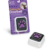 Hunger For Words Talking Pet Deurbel - Hondenspeelgoed - Zwart Wit
