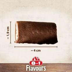 8in1 Flavours Crunchy Rolls - Hondensnacks - Kip Eend Rund 85 g