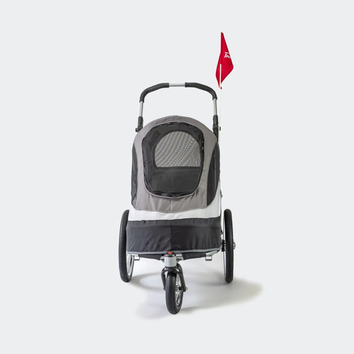 Innopet Sport Dog Trailer De Luxe - Hondenfietskar - 86x60x112 cm Grijs Zwart