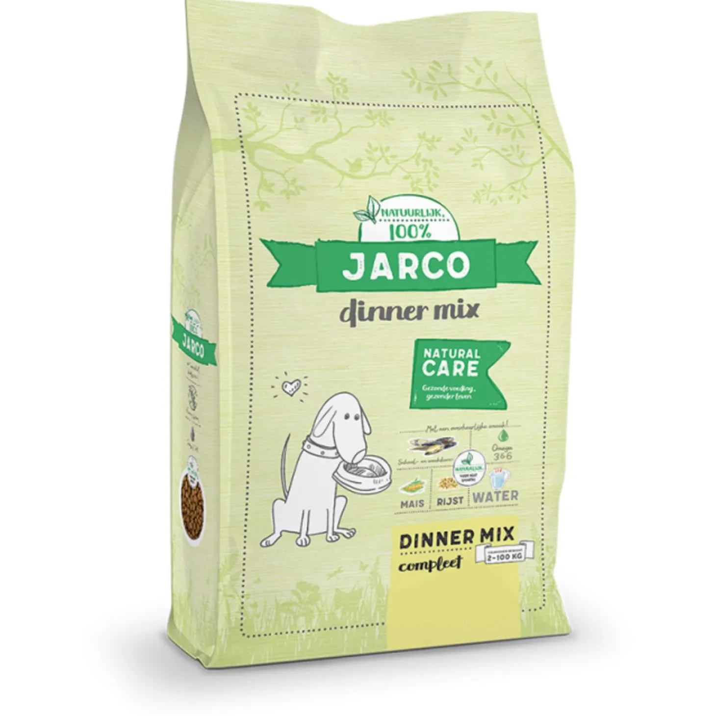 Jarco Dog Dinner Mix Natural Care - Hondenvoer - 2.5 kg Compleet