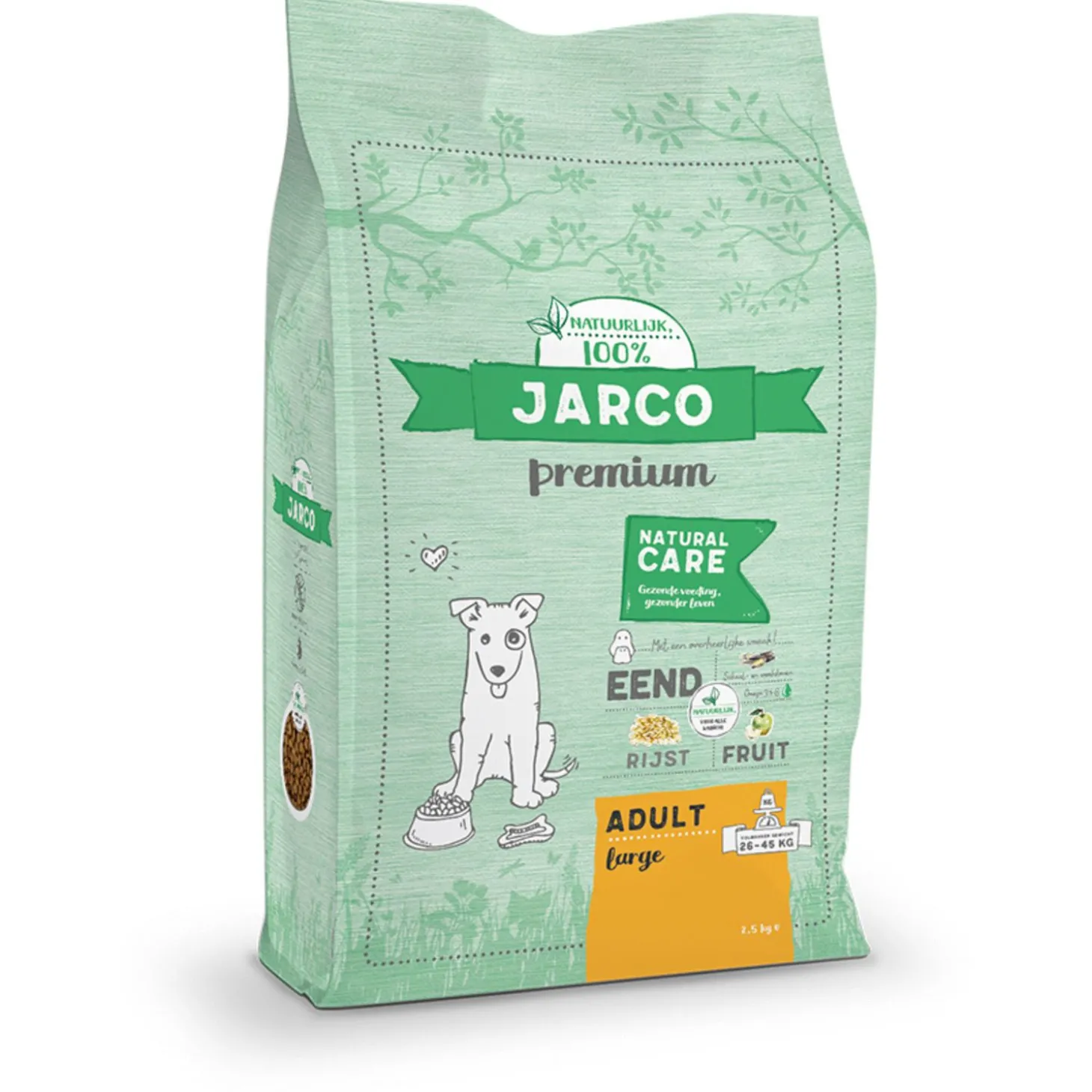 Jarco Dog Natural Large Adult Eend - Hondenvoer