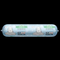 Jarco Worst - Diepvriesvoer - Kip Konijn Ø6.5x26 cm 600 g