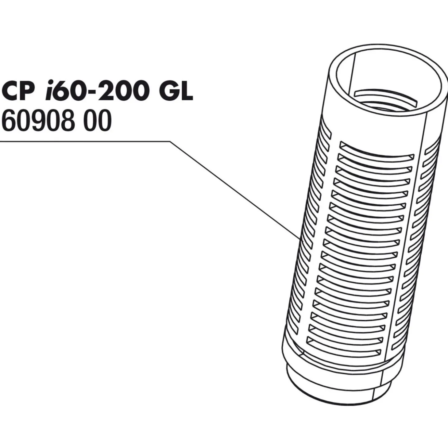 Jbl Cristalprofi Aanvoerbuis Schuimstof - Filters - 1 stuk