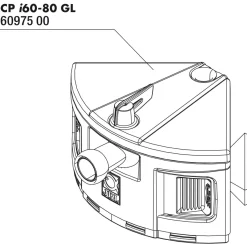 Jbl Cristalprofi I 60/I80 Gl Pompenkop - Filters - 1 stuk