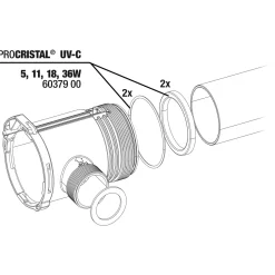 Jbl Procristal Afdichtings - Filters - Set