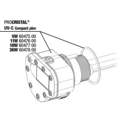 Jbl Procristal Uv-C Compact Plus Elektrische Eenheid - Uv-filters - 5 Watt