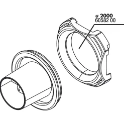 Jbl Proflow U2000 Afdekking+slangkoppeling - Waterpompen - 1 set