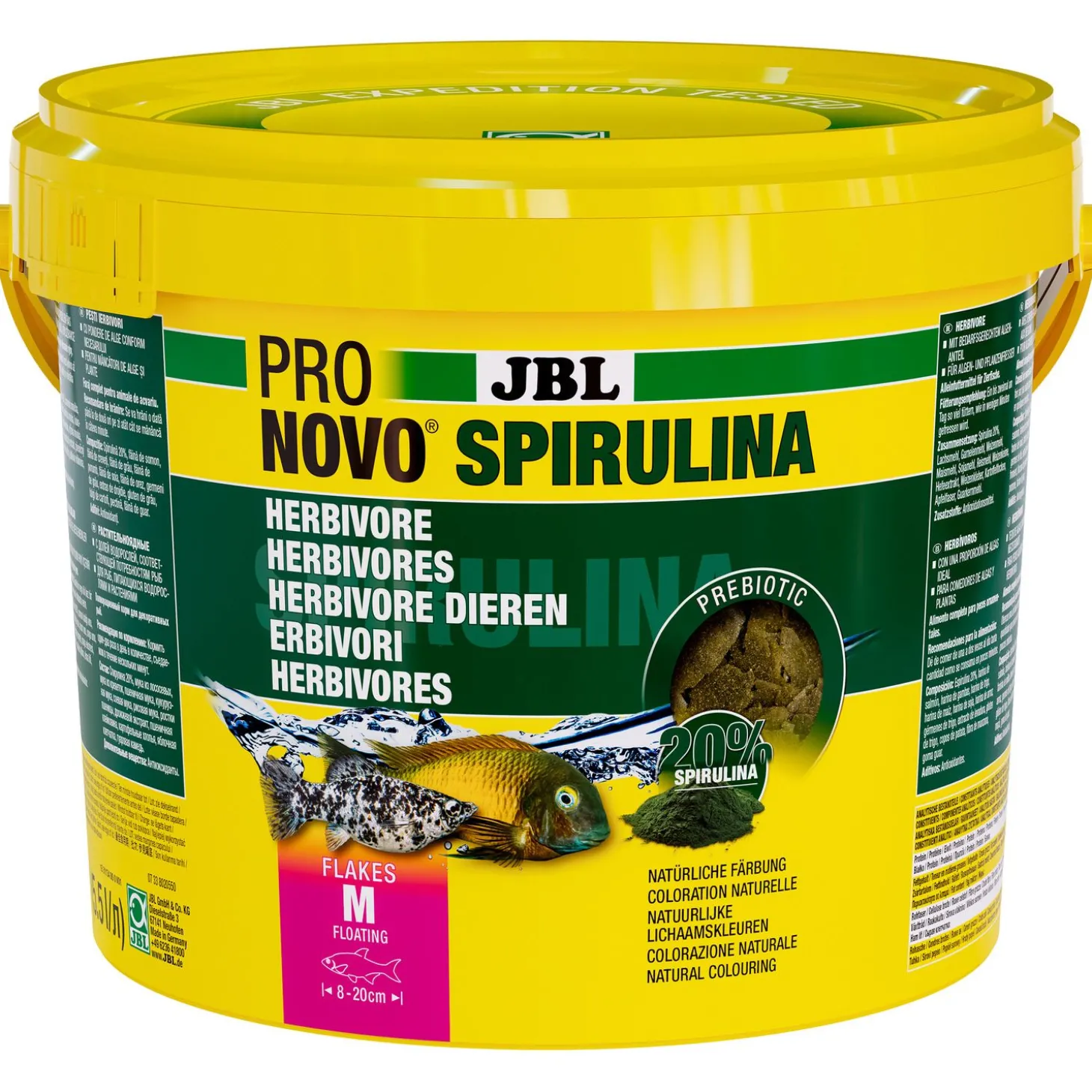 Jbl Pronovo Spirulina Vlokken M - Vissenvoer