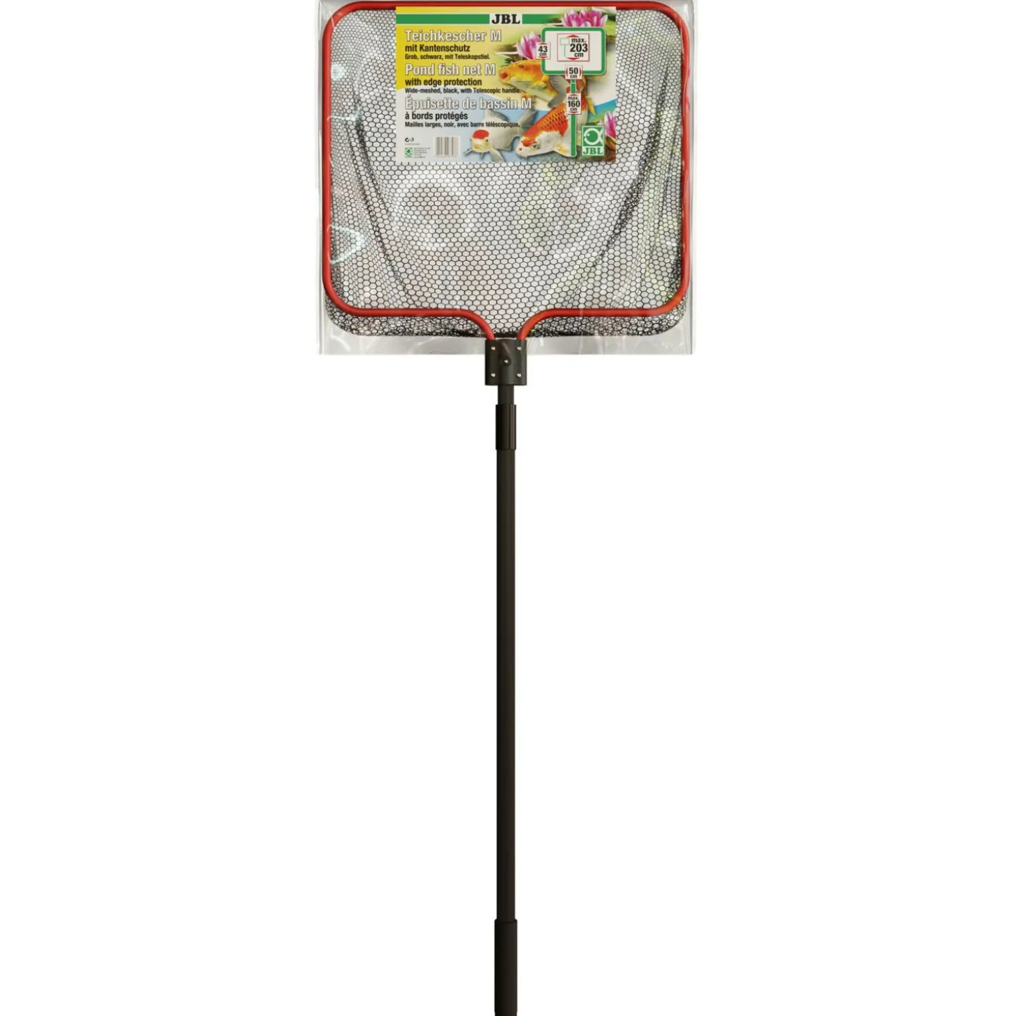 Jbl Vijvernet Grof - Schepnet - 50x43x203 cm M