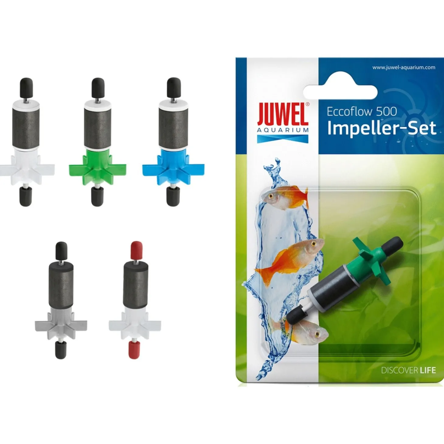 Juwel Eccoflow Impeller 300 - Pomponderdeel - 10x8x5 cm Grijs Groen 300