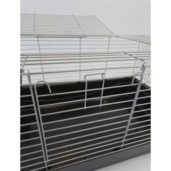 Keddoc Konijnenkooi Olaf - Dierenverblijf - 47x69x140 cm Zwart