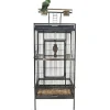 Keddoc Vogelkooi Conure Swift - Vogelverblijven - 82x77.5x164 cm Antraciet