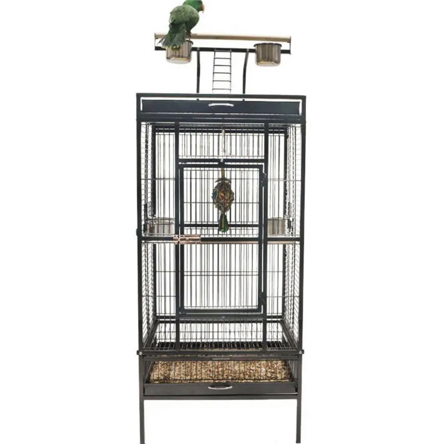 Keddoc Vogelkooi Conure Swift - Vogelverblijven - 82x77.5x164 cm Antraciet