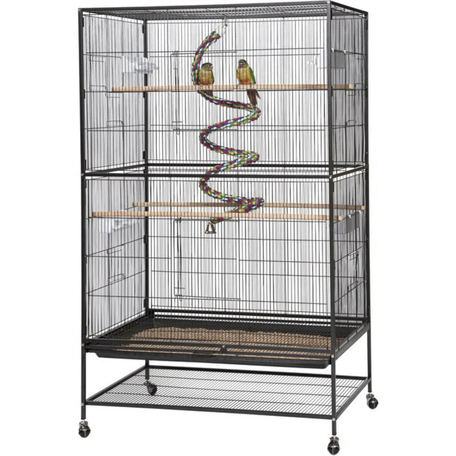 Keddoc Vogelkooi Super Home - Vogelverblijven - 94x58.4x152.4 cm Antraciet