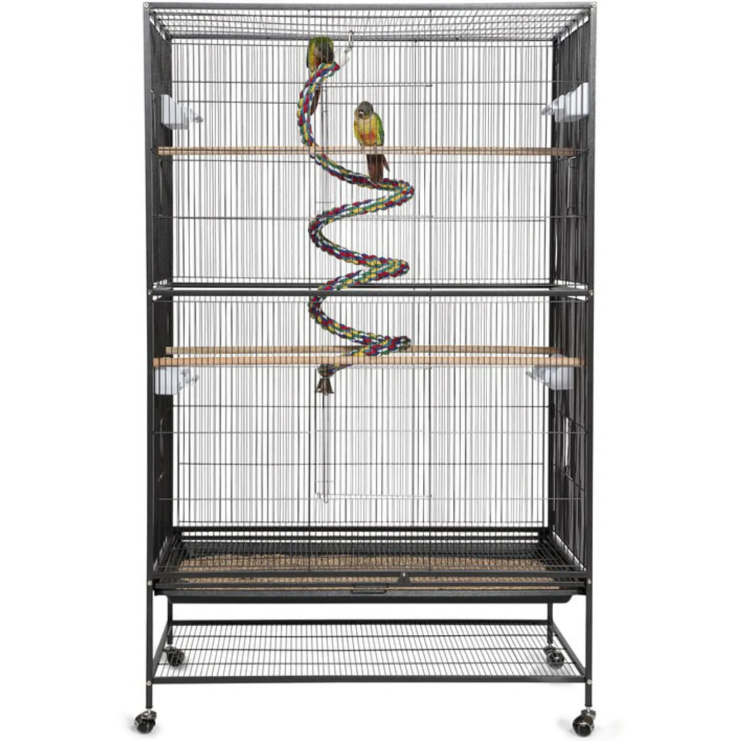 Keddoc Vogelkooi Super Home - Vogelverblijven - 94x58.4x152.4 cm Antraciet