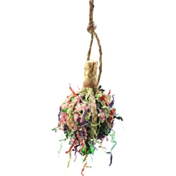 Keddoc Vogelspeelgoed Bitty Bal - Vogelspeelgoed - 23x8x6 cm Multi-Color